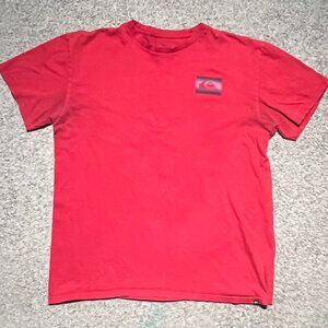 Quiksilver Men's Red Shirt